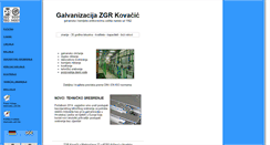 Desktop Screenshot of galvanizacija.com